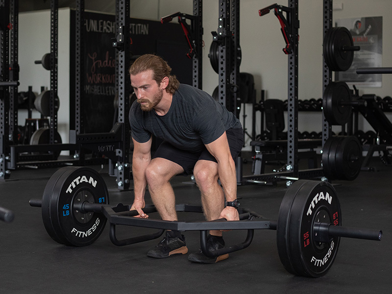 Amazon.com : Titan Fitness Rackable Hex Trap Bar, Olympic Barbell